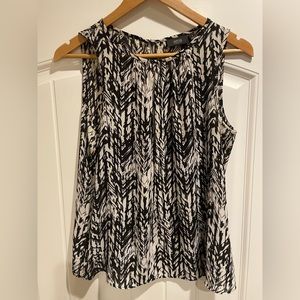 Women’s Blouse Business Black White Flattering